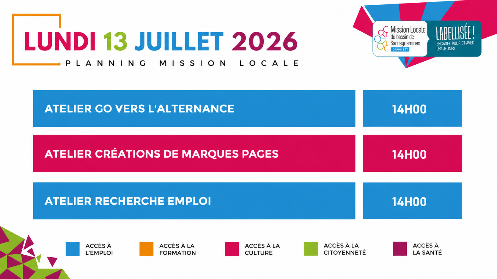 13 juillet sgms