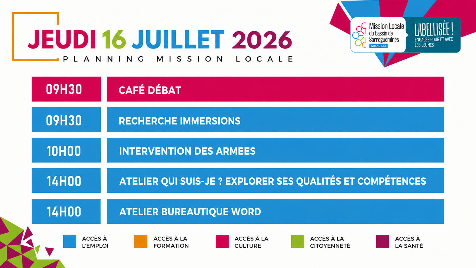16 juillet sgms