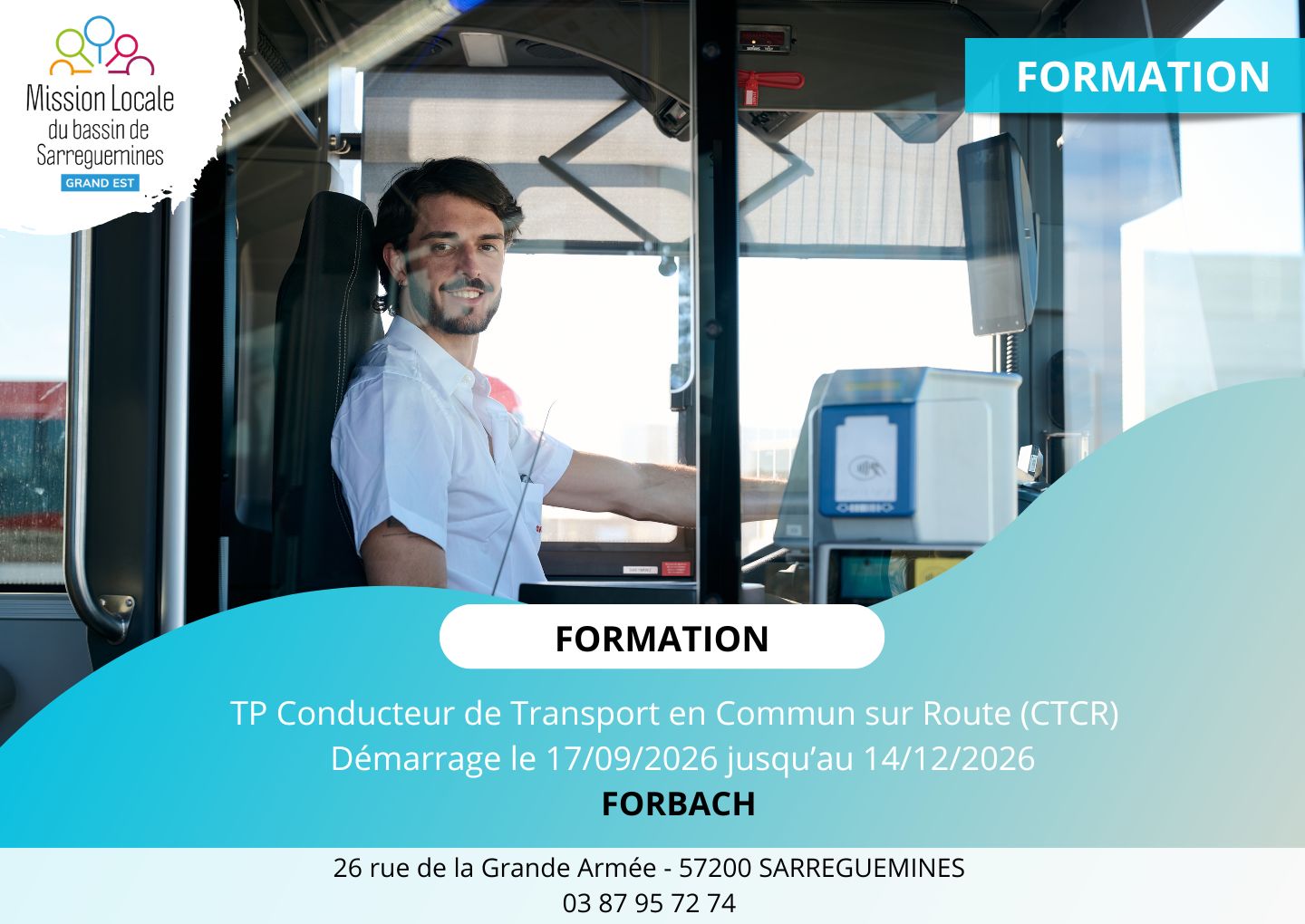 Formation Conducteur - cloturé le 17.09.2026