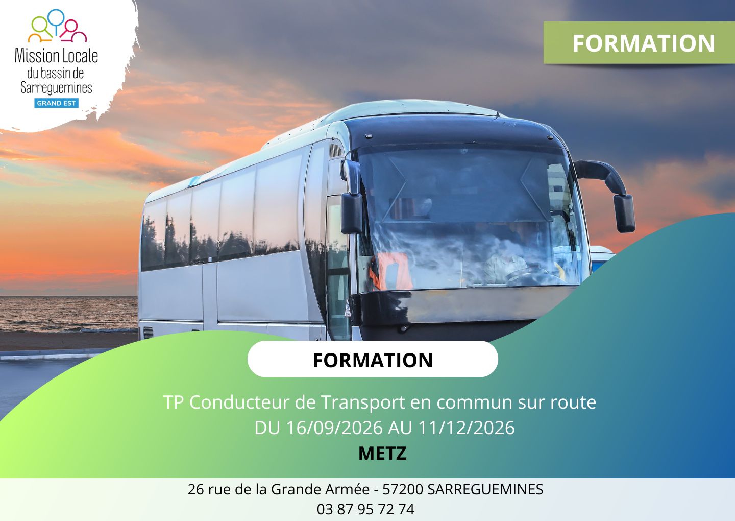 Formation Transport Clôture le 16.09.2026