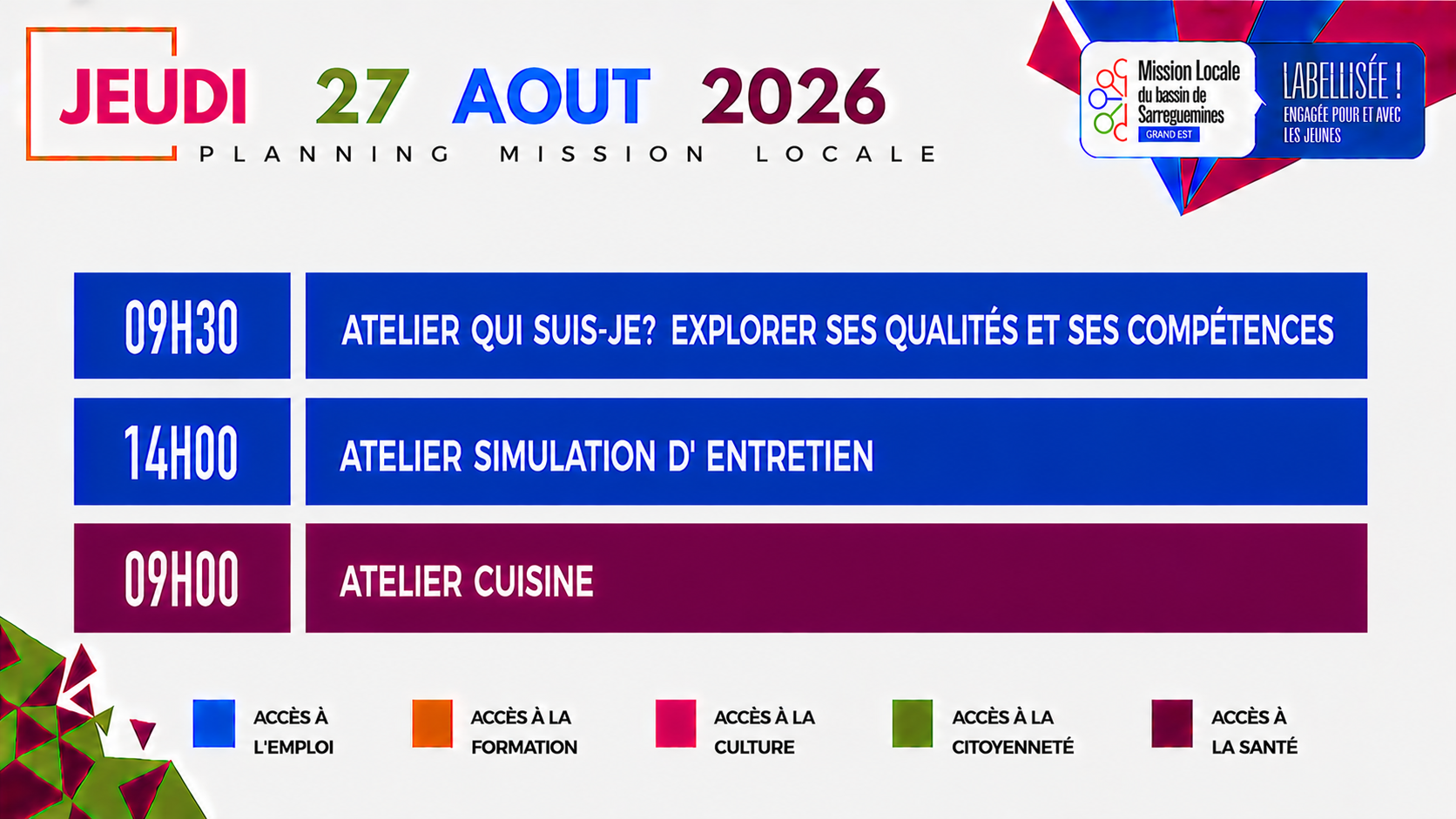 Jeudi 27 aout 2026