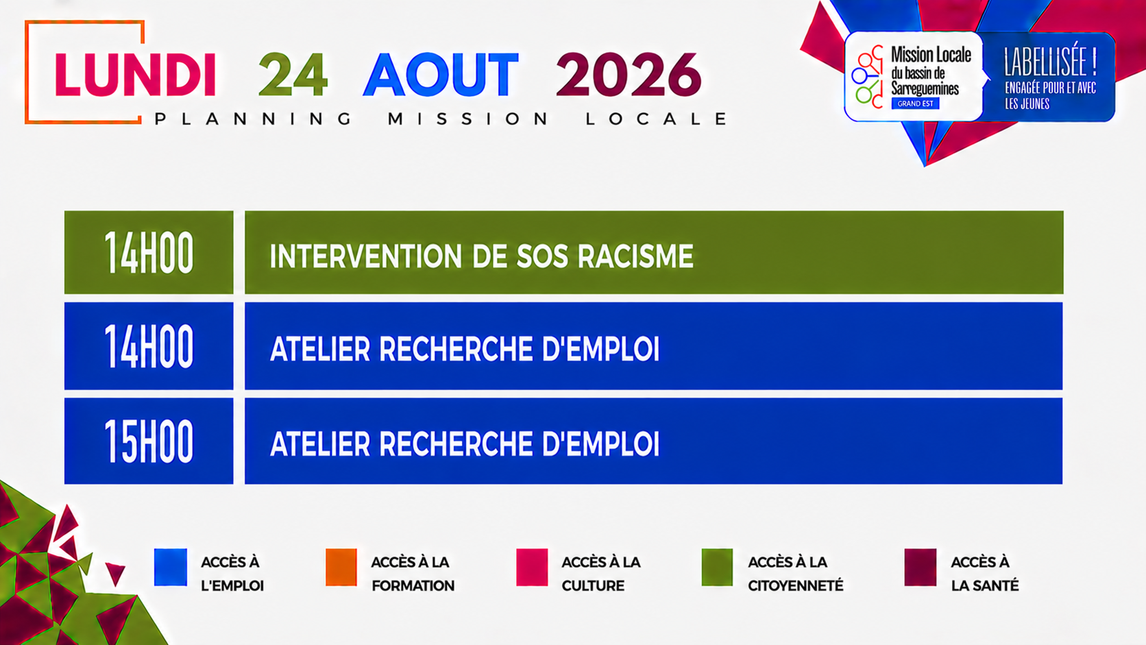 Lundi 24 aout 2026