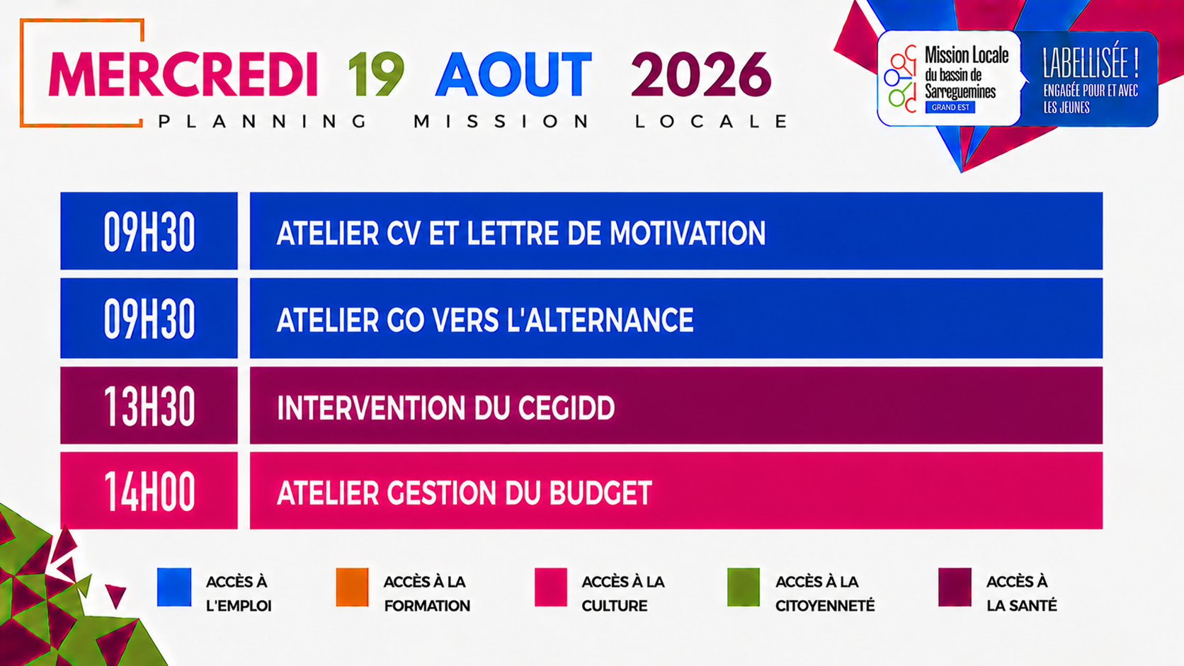 Mercredi 19 Aout 2026