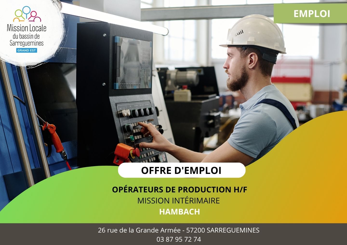 OE Opérateur de production-cloturé le 15.09.2026