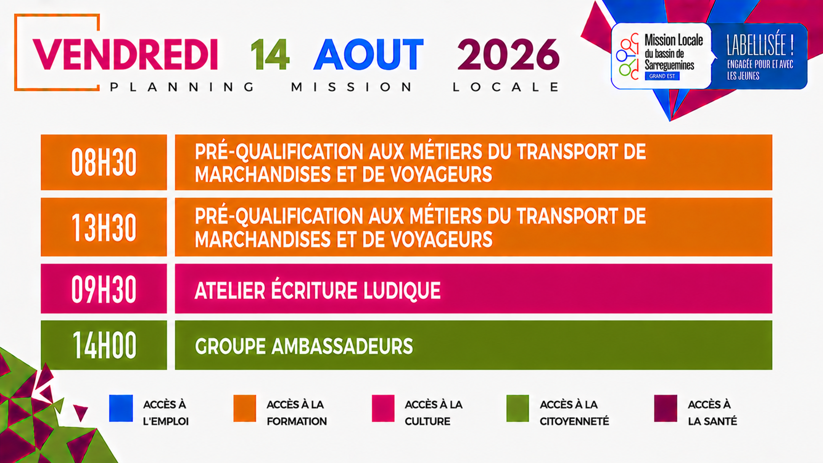 Vendredi 14 Aout 2026